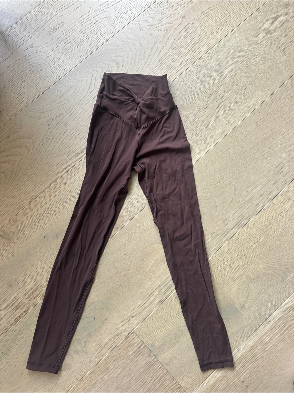 aerie Offline 7/8 Leggings in Chocolate Brown
